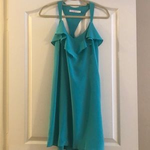 Seafoam Racerback Silk dress